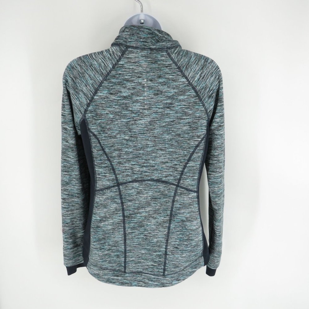 Tangerine Women's Zip Up Athletic Jacket S Gray Blue Zip Pockets - Picture 5 of 6